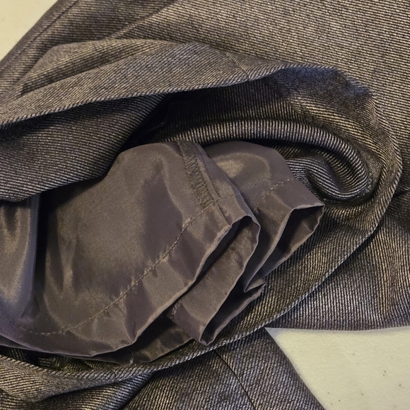 Calvin Klein Bootcut Shimmery Gray Stretch Chino Dress Pants Size 6 Pockets - Picture 8 of 8